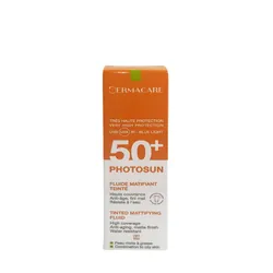 Dermacare photosun - Ecran solaire fluide matifiant teinté - spf 50+ - réf 1.5 - 50ml