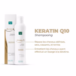 Kératin Q10 Shampooing Soin réparateur SANS SULFATES SANS SODIUM