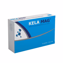 KELA MAG contient du magnésium avec la meilleure absorption et la meilleure tolérance digestives, à savoir, magnésium chélaté ...