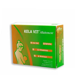 Complément alimentaire allaitement - 12 vitamines 6 minéraux - Xen Kela Vit - 45 gélules