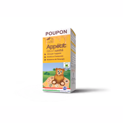 Poupon appétit est recommandés aux enfants il stimule l'appétit, favoriser la prise de poids et renforcer l'immunité ainsi qu ...