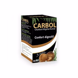 Biohealth Carbol Charbon végétal 30 Gélules
