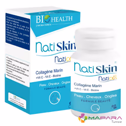 Natiskin est notre formule beauté. Une combinaison innovante de plusieurs actifs à l'action ciblée sur la peau, les cheveux e ...