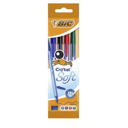 Pochette 4 Stylo a Bille BIC Soft (6192449002012)