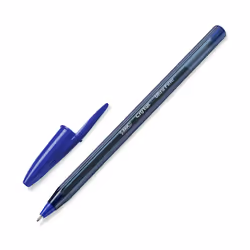 Pack de 12 Stylos BIC Cristal Ultra Fine 0.7 mm - Bleu - Taille de la pointe: 0.7 mm - Haute précision pour l'écriture sur to ...