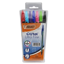 Pochette De 7 Stylos À Bille BIC Cristal Ultra Fine