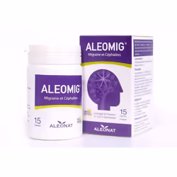 ALEOMIG est un produit conçu pour aider à corriger et à éviter la crise migraineuse. Il contient une sélection d'actifs végét ...