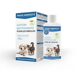LHS LOTION NETTOYANTE POUR LES OREILLES CHIENS ET CHATS 40 ML