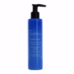 Apothica Kera Liss Aprés Shampooing Purifiant pour cheveux gras. est formulé à base d’acide hyaluronique et de kératine.