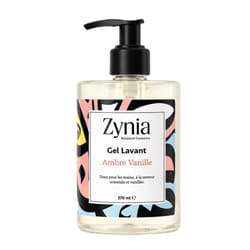 ZYNIA - GEL LAVANT MAIN AMBRE VANILLE 370ML