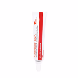 Crème cicatrisante et anti-inflammatoire. texture fluide et légère,pénètre rapidement la peau