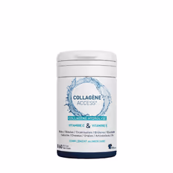COLLAGENE ACCESS est un complément alimentaire, à base de Peptides de Collagène Marin, de Vitamine C et E.Boite de 60 gélules ...