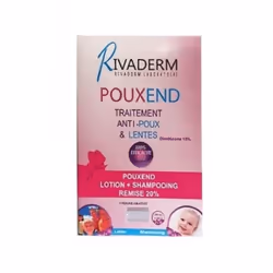 Pouxend Coffret Anti Poux et Lentes RIVADERM