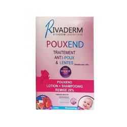 Pouxend Coffret Anti Poux et Lentes RIVADERM