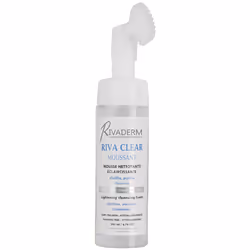 RIVA CLEAR Moussant avec une Brosse spécialement conçue pour Purifier et Démaquiller la peau en douceur ,lui donnant un fo ...