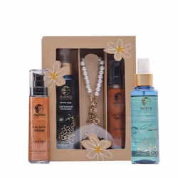 ALANIA MONOI GLOW PACK , contient :
HUILE BRONZANTE MONOI 150ML
HUILE SECHE PAILLETÉE 60ML
UN BIJOU OFFERT