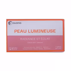 Le complément alimentaire "Alania Peau Lumineuse Radiance et Eclat" est un produit conçu pour améliorer la santé et l'apparen ...