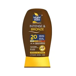 VERY DERM Lait Solaire Intense & Bronze SPF20+ 200ml