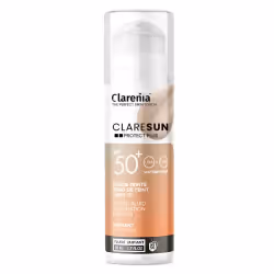 CLARENIA CLARESUN FLUID TEINTÉ LIGHT 01 SPF50+ réside dans sa capacité à offrir une défense supérieure contre les nuisances d ...