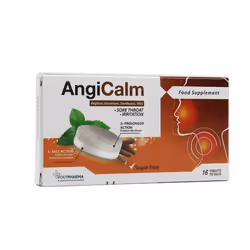 AngiCalm Réglisse  16 comprimés à sucer
