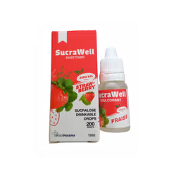 Solution buvable à base sucralose
existe en plusieurs gouts
contenance 10 ml