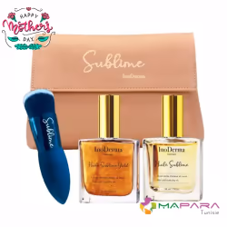 Trousse Glow Case - INODERMA contient :
*INODERMA HUILE SUBLIME 50 ML
*INODERMA HUILE SUBLIME GOLD 50 ML
*TROUSSE SUBLIME OFF ...