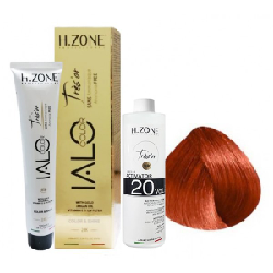 Coloration ialo trés'or blond claire cuivré 8.4 sans ammoniaque 100 ml -h-zone