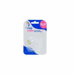 Poco Baby sucette Silicone rose 0-6M