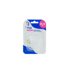 Poco Baby sucette Silicone rose 0-6M