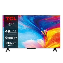 TV TCL 50"4K Ultra HD Smart LED Google TV (50P635)