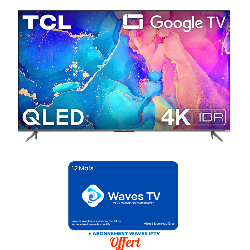 TCL C63 Series C635 165,1 cm (65") 4K Ultra HD Smart TV Wifi Noir