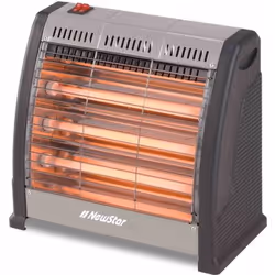 Chauffage Électrique NEWSTAR - Puissance: 1200 Watts - Nombre de Tubes: 3 Tubes - Type de Tubes: Quartz - Interrupteur de séc ...