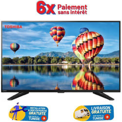 TV Toshiba 43" 43S25 LED Full HD + Récepteur intégré