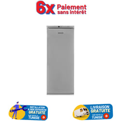 Congélateur Vertical Telefunken 245 Litres No Frost 6 Etages - Silver (FRIG-323S)
