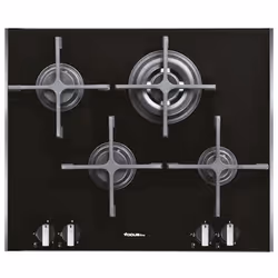 Plaque de Cuisson Vitrocrystal FOCUS
 Largeur: 60 cm
Nombre de feux: 4 brûleurs à gaz, l’un triple couronnes
Flamme stabilisé ...