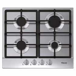Plaque de Cuisson FOCUS 4 Feux 60 cm Inox (F.408X)
