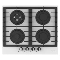 Plaque de Cuisson FOCUS Vitro Crystal 4 Feux 60cm (F.405W) - Blanc