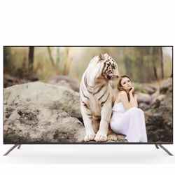 Tv Led Biolux 65" 4K Smart Android Avec Récepteur Intégré Noir