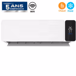 Climatiseur Biolux Tropical Smart - Capacité : 24000 BTU - Mode : Chaud Froid - Réfrigérant écologique : Gaz R410A - Démarrag ...