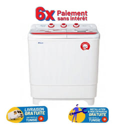 Lave Linge Semi-Automatique ORIENT XPB1-11-2 11Kg - Gris