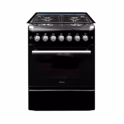 Orient cuisiniére avec tourne broche noire 60-60TN