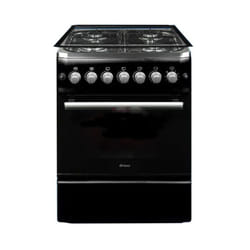 Orient cuisiniére avec tourne broche noire 60-60TN