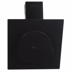 - Hotte décorative 60 cm - Panneau de contrôle Tactile - Verre noir trempé - Double moteur - Filtre en aluminium lavable - 3  ...