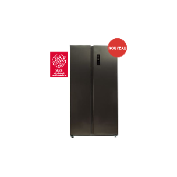 Refrigérateur MonBlanc 520L Side By Side Inox RSM600X