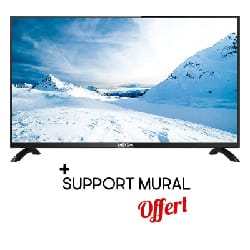 TV VEGA 32'' LED HD avec Support mural fixe pour TV en Tunisie