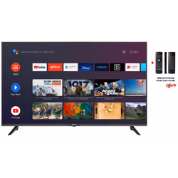TV VEGA 50" 4K UHD LED - Résolution 3840 x 2160 - Aspect ratio 16:9 - Récepteur intégré - Android 9 Pie - RAM 1.5 Go - Mémoir ...