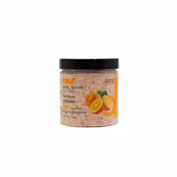Produit avec le zeste d'orange en poudre, ce gommage doux de Azal qui a une texture pâteuse