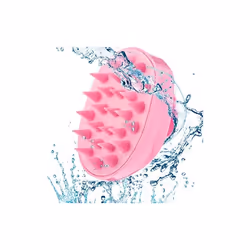 Brosse en silicone souple qui assure un massage au cuir chevelu