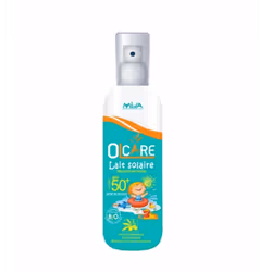 Le lait solaire d’olcare offre une protection solaire efficace adaptée à la peau (visage et corps) de votre enfant, bébé et n ...