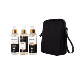 • A base naturelle. • Trousse homme 3 pièces. • Senteur : oud, vanille (Franck Olivier). • Rituel soins corps, cheveux et bar ...